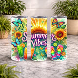 Summer Vibes 2 20 OZ Wrap Mockup