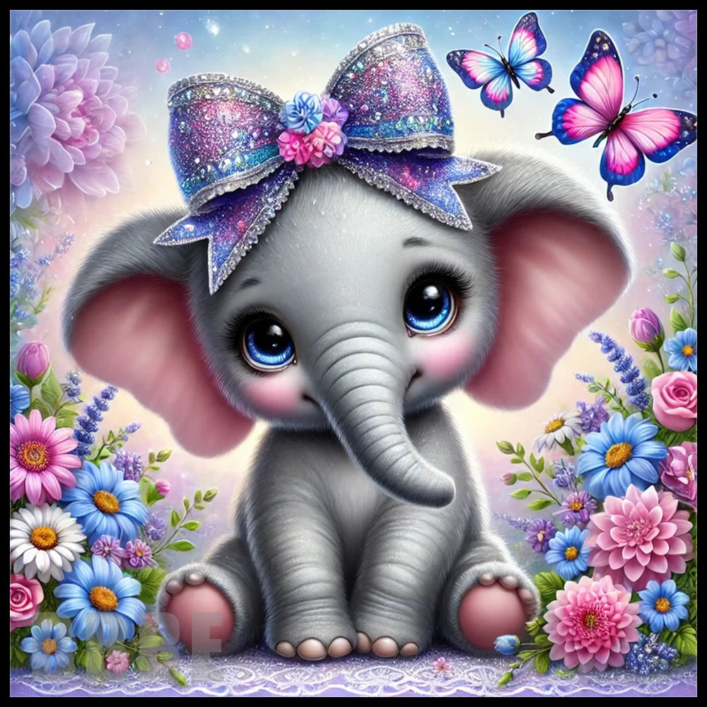 Cute Elephant 20 OZ Sublimation Wrap