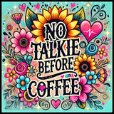Coffee Floral 20 OZ Sublimation Wrap
