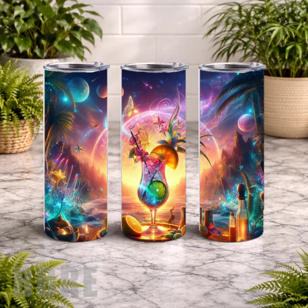 Cosmic Cocktail 20 OZ Wrap Mockup