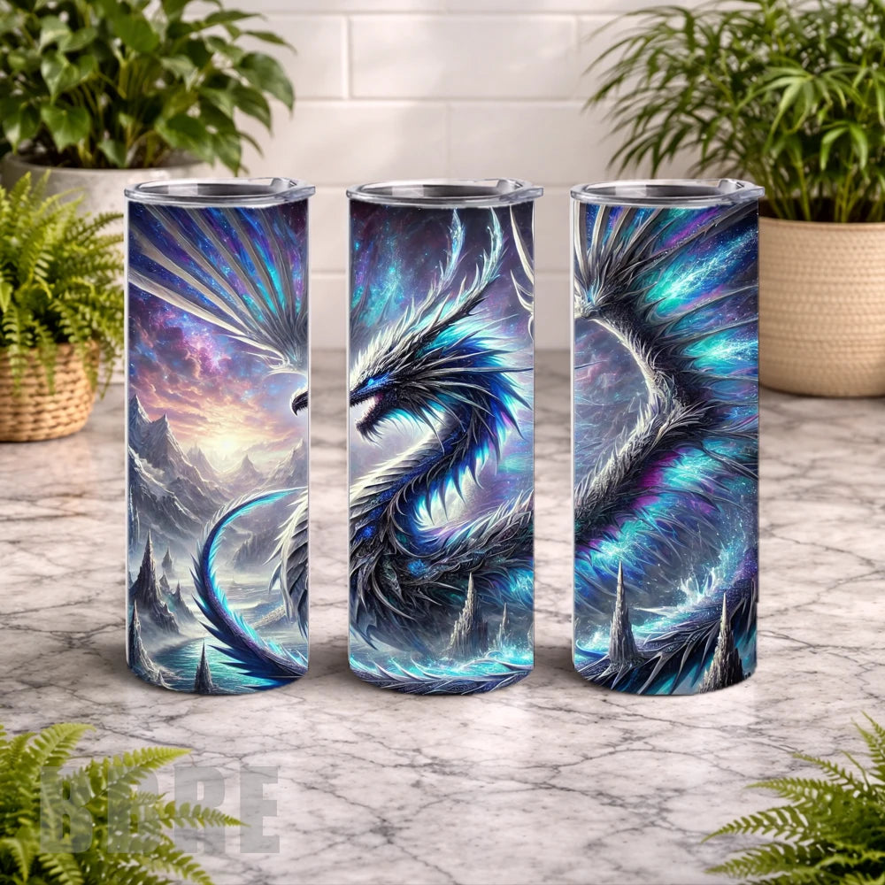 Celestial Dragon 20 OZ Wrap Mockup