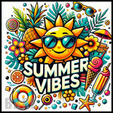 Summer Vibes 3 20 OZ Sublimation Wrap