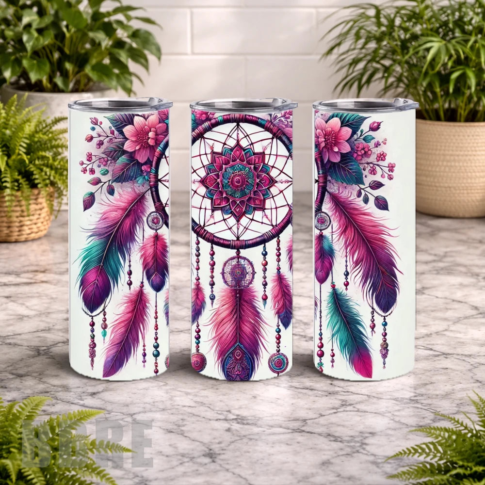 Dreamcatcher Vibes 20 OZ Wrap Mockup