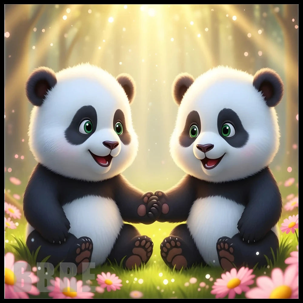 Panda Friends 20 OZ Sublimation Wrap