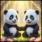 Panda Friends 20 OZ Sublimation Wrap