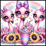 Flamingo Delight 20 OZ Sublimation Wrap