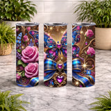 Butterfly Blossom 20 OZ Wrap Mockup