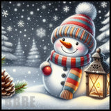 Snowman Lantern 20 OZ Sublimation Wrap
