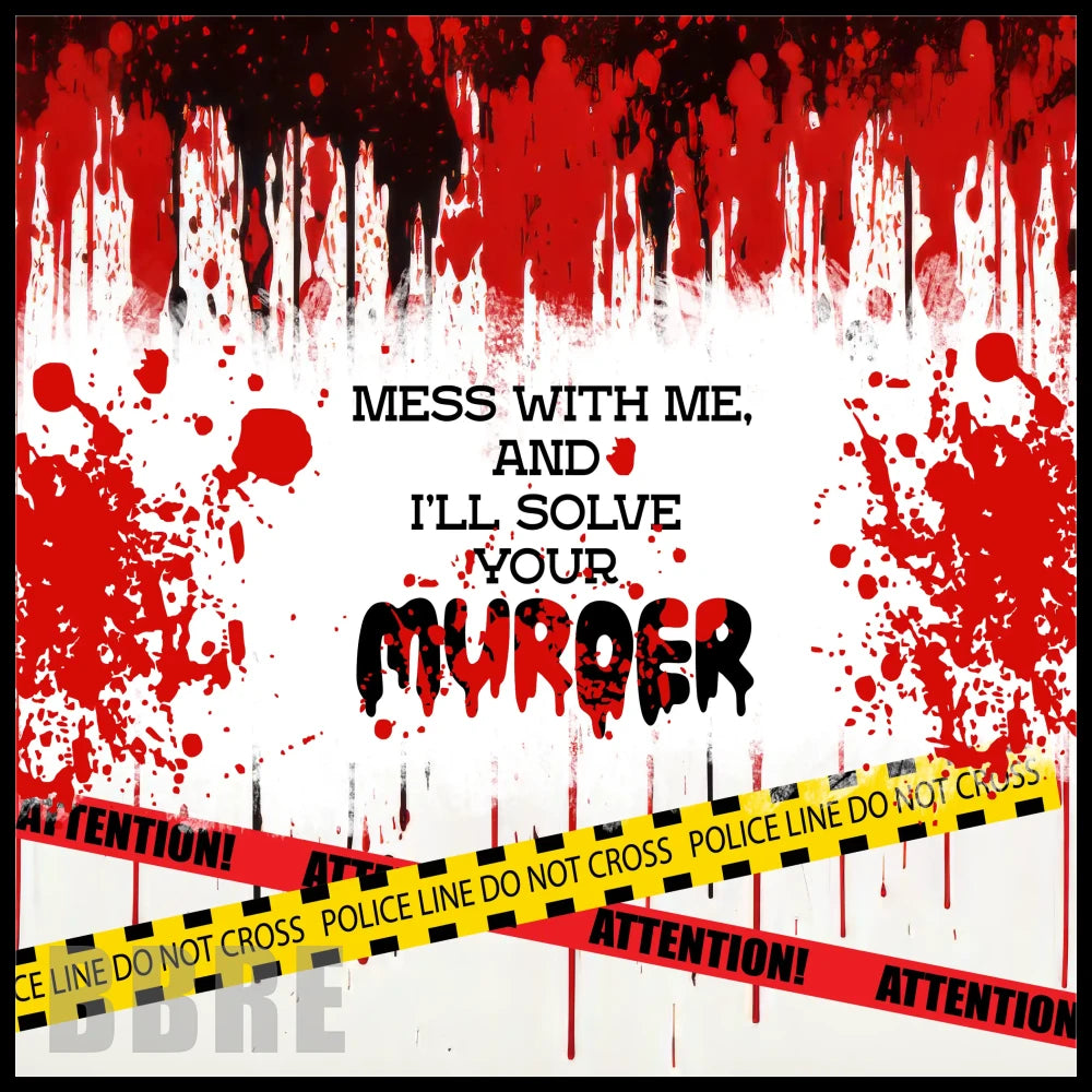 Crime Scene 20 OZ Sublimation Wrap