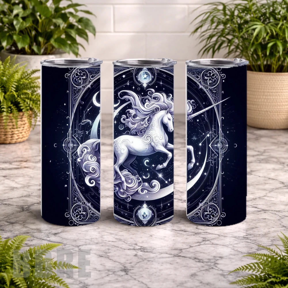 Celestial Unicorn 20 OZ Wrap Mockup