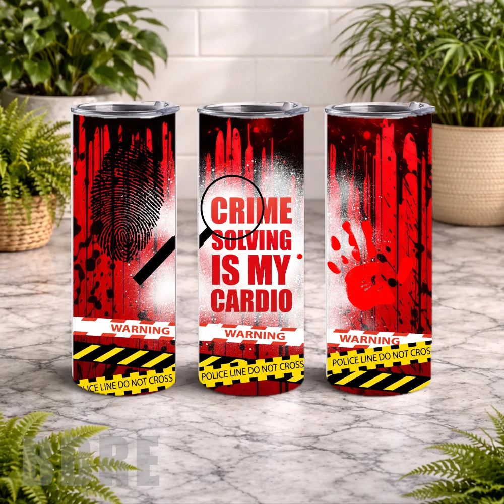 Crime Solving 20 OZ Wrap Mockup