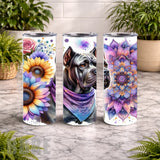 Floral Dog 20 OZ Wrap Mockup