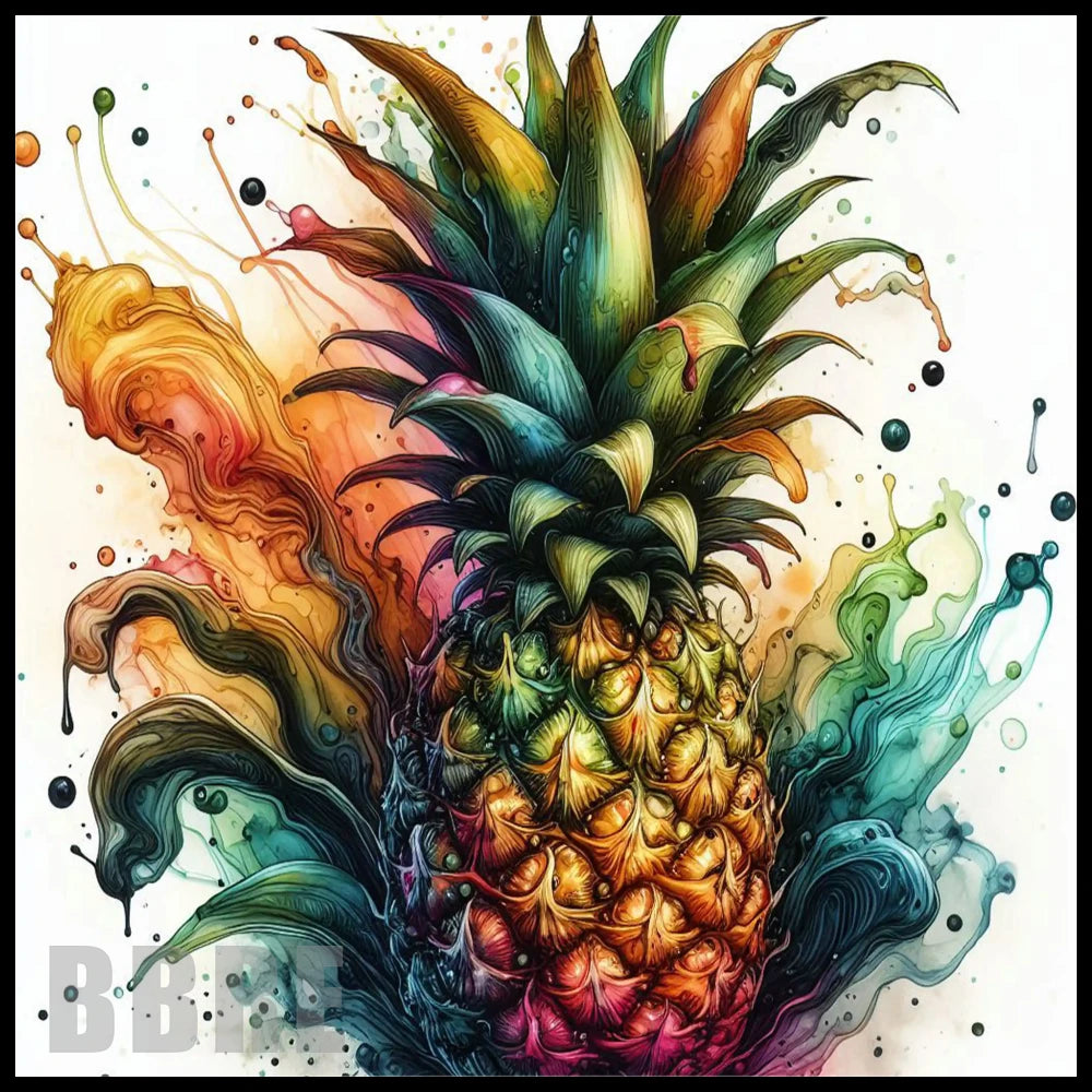Vibrant Pineapple 20 OZ Sublimation Wrap