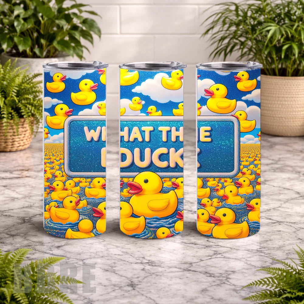 What The Duck 20 OZ Wrap Mockup