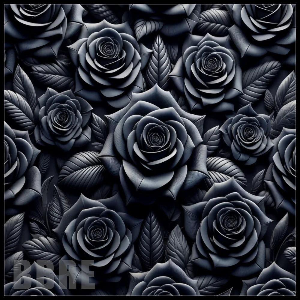 Black Roses 20 OZ Sublimation Wrap