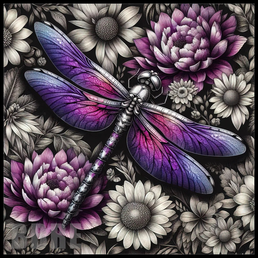 Dragonfly Blossom 20 OZ Sublimation Wrap