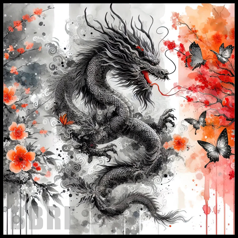Dragon Blossom 2 20 OZ Sublimation Wrap