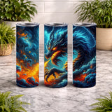 Fiery Dragon 2 20 OZ Wrap Mockup