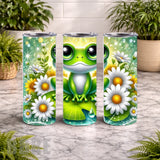 Frog Blossom 2 20 OZ Wrap Mockup