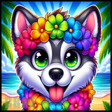 Floral Husky 2 20 OZ Sublimation Wrap