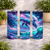 Cosmic Dolphin 20 OZ Wrap Mockup