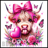 Cute Highland Cow 20 OZ Sublimation Wrap