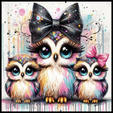 Colorful Owls 4 20 OZ Sublimation Wrap