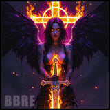 Fiery Angel 20 OZ Sublimation Wrap