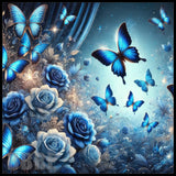 Blue Butterfly 20 OZ Sublimation Wrap