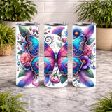 Butterfly Blossom 4 20 OZ Wrap Mockup