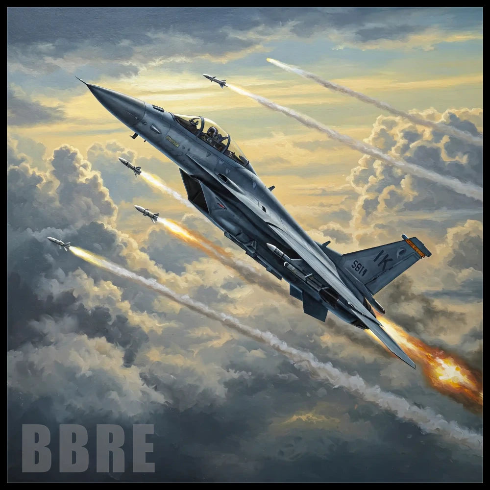 Fighter Jet 20 OZ Sublimation Wrap