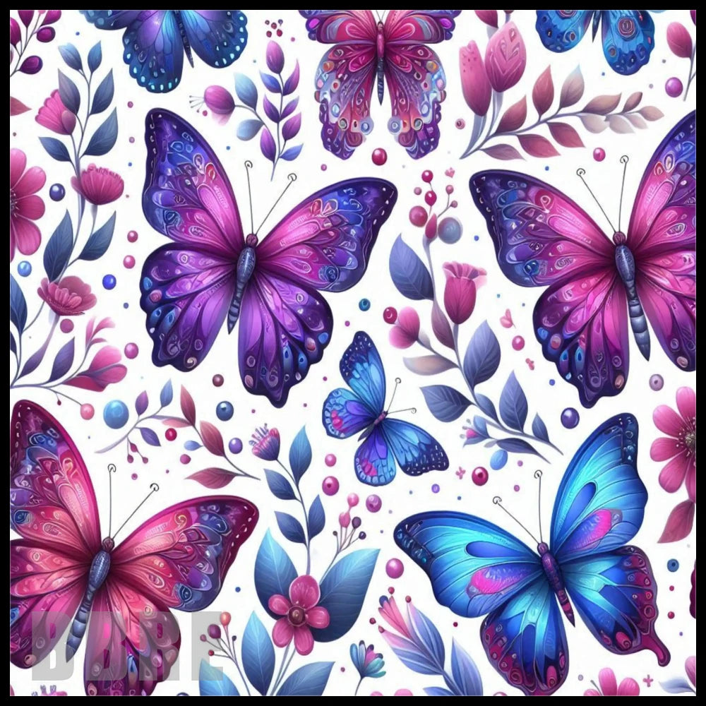 Butterfly Bloom 6 20 OZ Sublimation Wrap