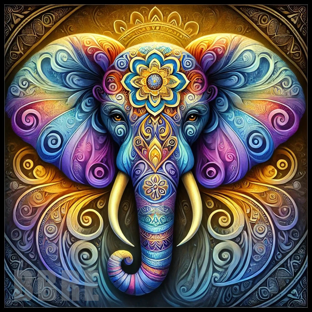 Colorful Elephant 2 20 OZ Sublimation Wrap