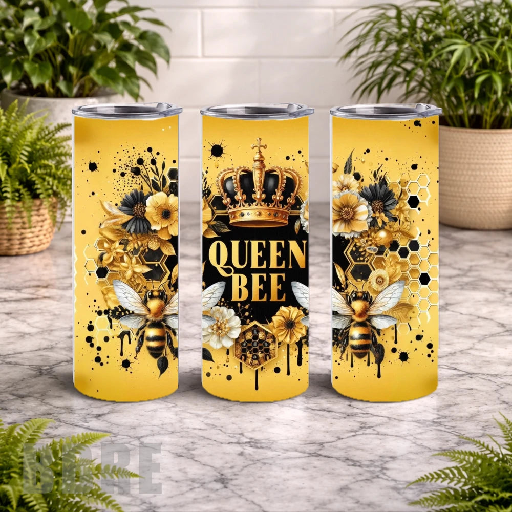 Queen Bee 2 20 OZ Wrap Mockup