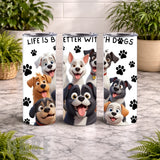 Dog Lovers 20 OZ Wrap Mockup