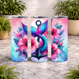 Mermaid Anchor 2 20 OZ Wrap Mockup