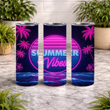 Summer Vibes 5 20 OZ Wrap Mockup