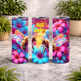 Bee Happy 20 OZ Wrap Mockup