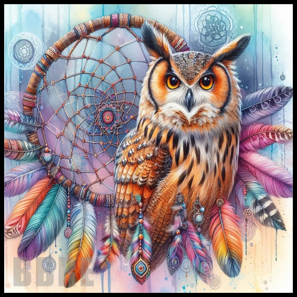 Owl Dreamcatcher 2 20 OZ Sublimation Wrap