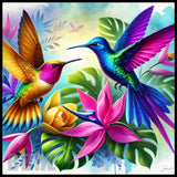Tropical Hummingbirds 20 OZ Sublimation Wrap