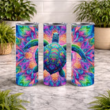 Colorful Turtle 6 20 OZ Wrap Mockup
