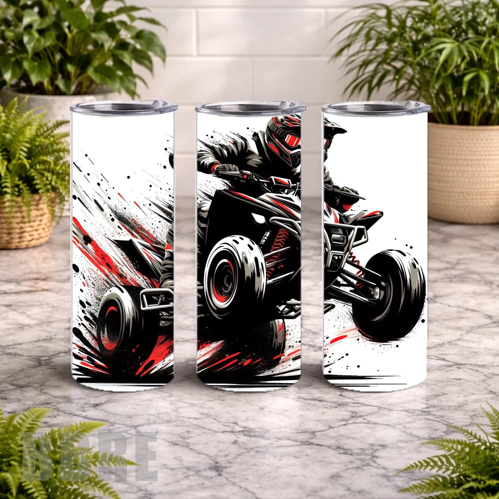 Racing Atv 20 OZ Wrap Mockup