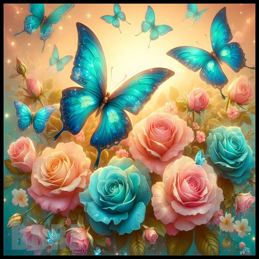 Butterfly Blooms 2 20 OZ Sublimation Wrap