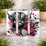 Highland Cow 3 20 OZ Wrap Mockup
