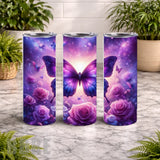 Butterfly Blossom 6 20 OZ Wrap Mockup
