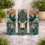 Buffalo Skull 2 20 OZ Wrap Mockup