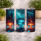Cosmic Mushrooms 2 20 OZ Wrap Mockup