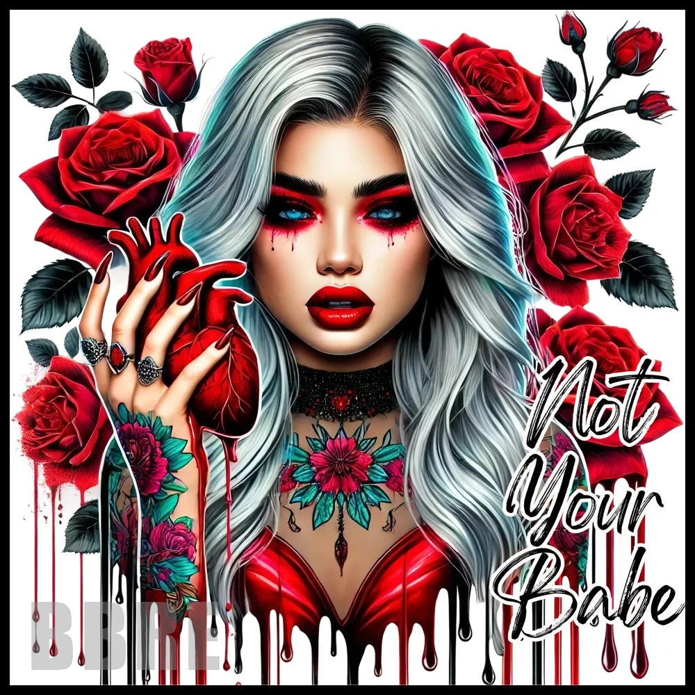 Heart Rose 20 OZ Sublimation Wrap