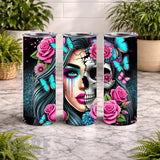 Skull Butterfly 2 20 OZ Wrap Mockup