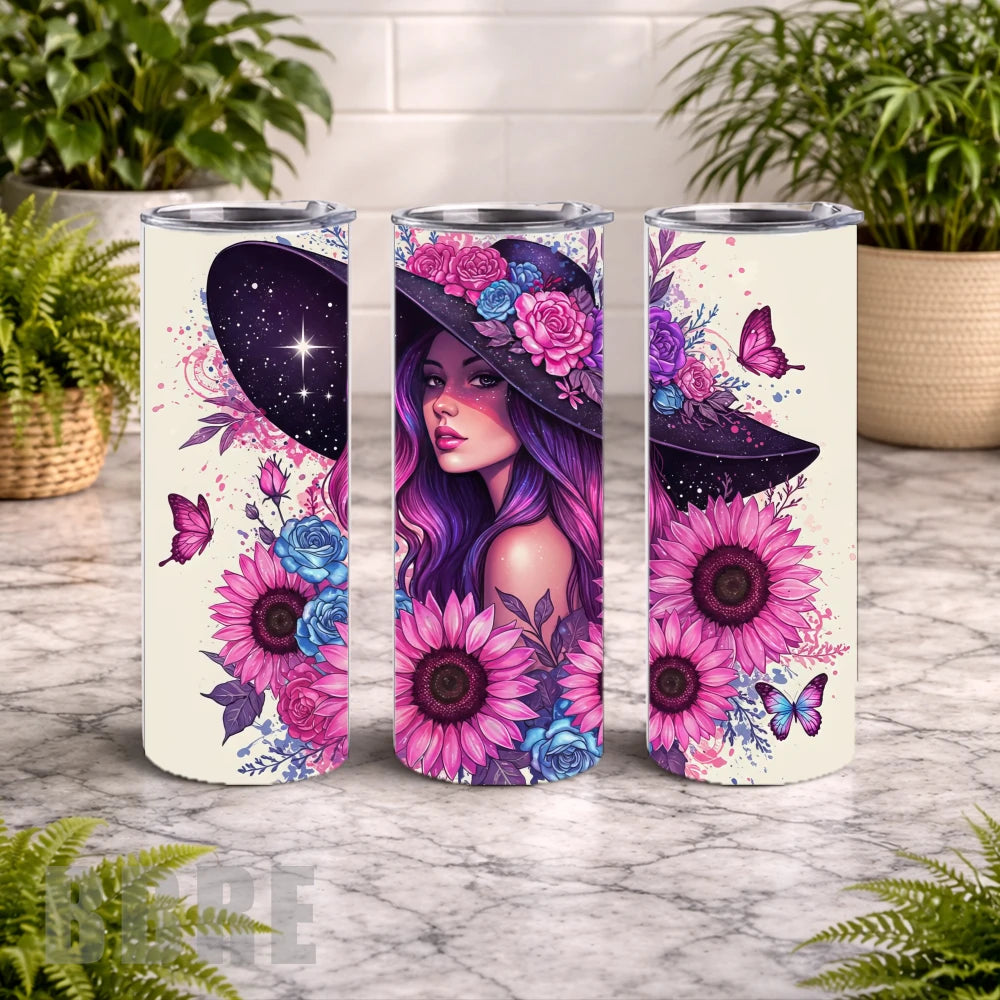 Floral Dream 20 OZ Wrap Mockup